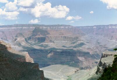 View over the canyon